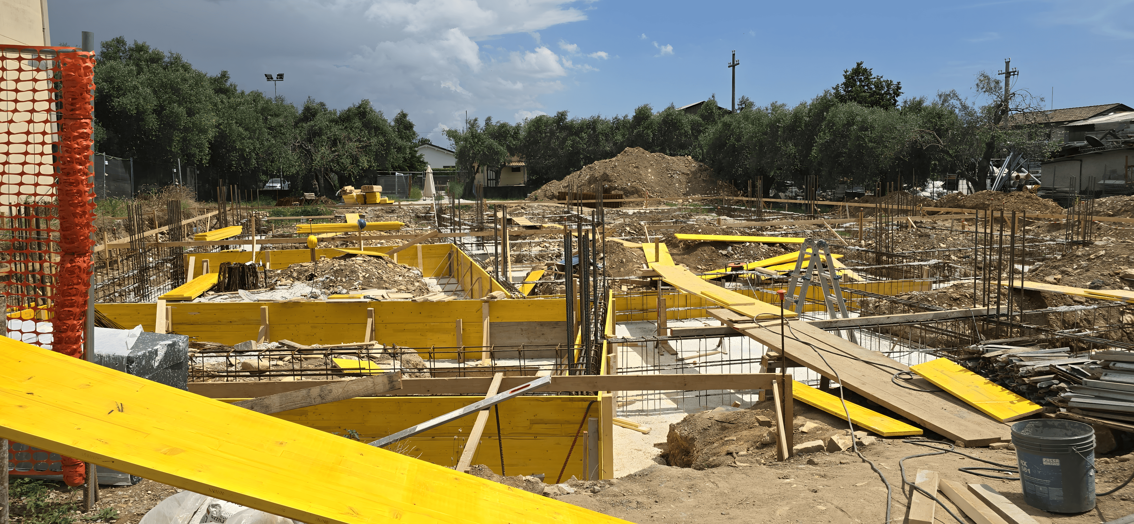 Cantiere Edilvos per la realizzazione di fondazioni