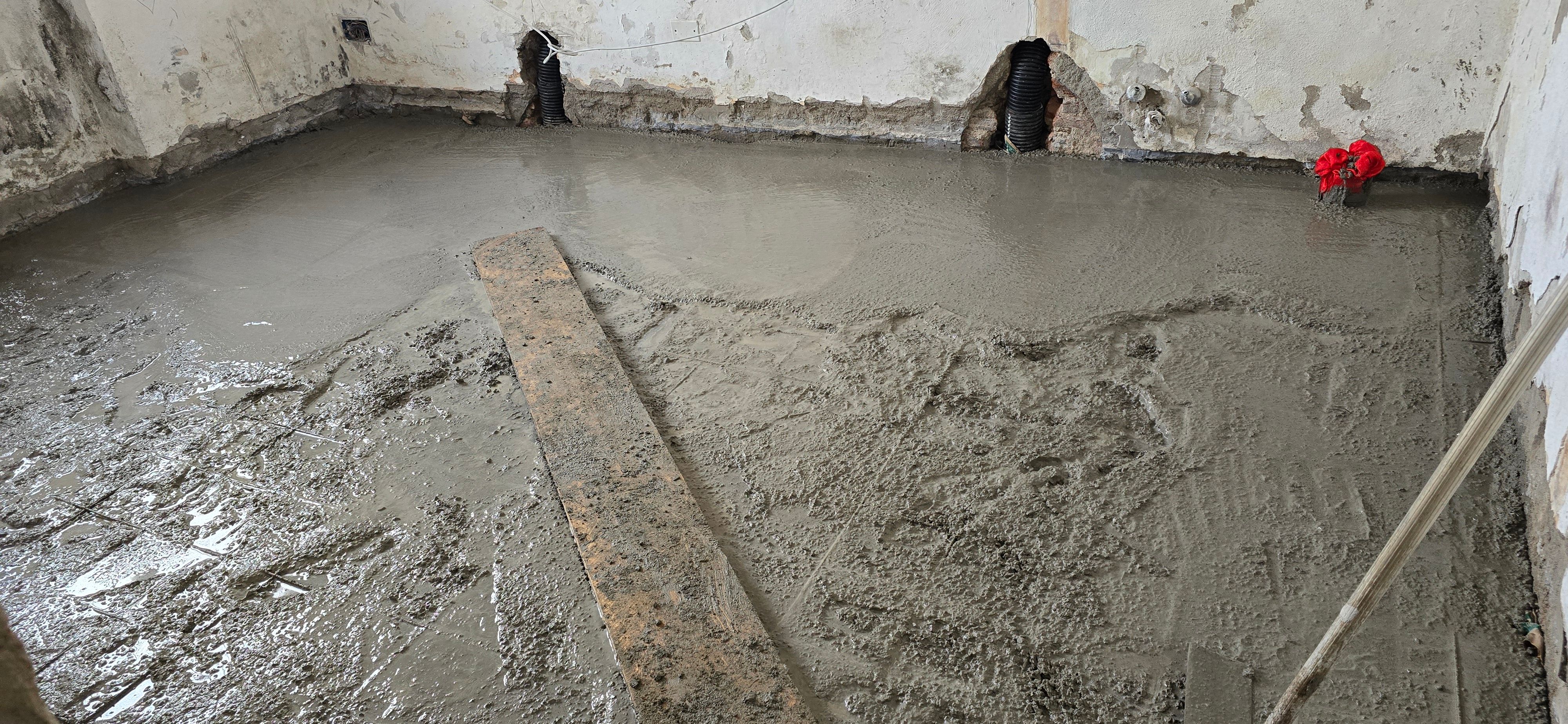 Getto armato per posa solaio aerato