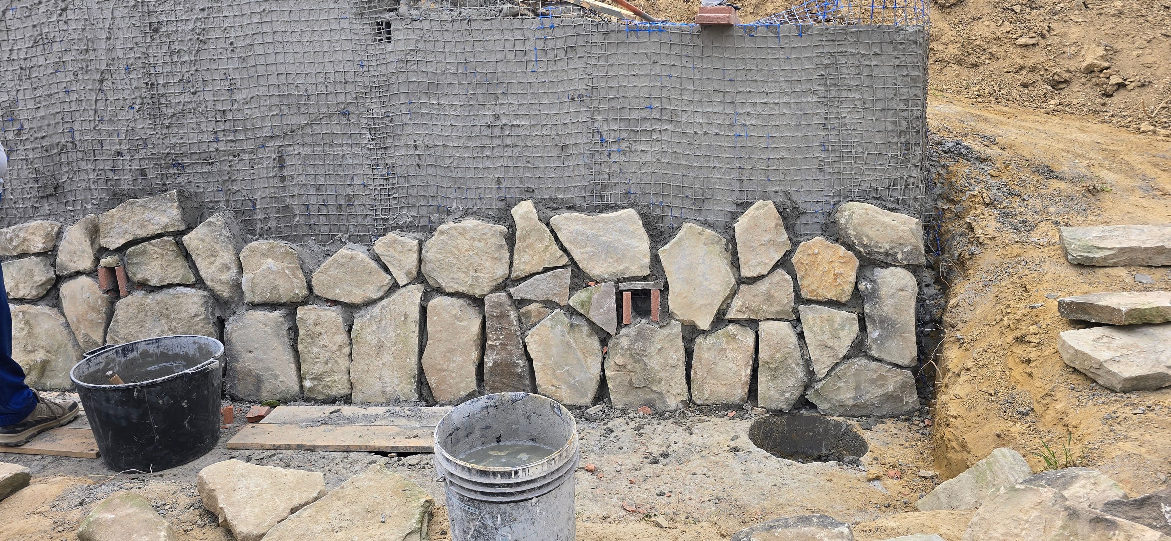 Rivestimento in pietra muro