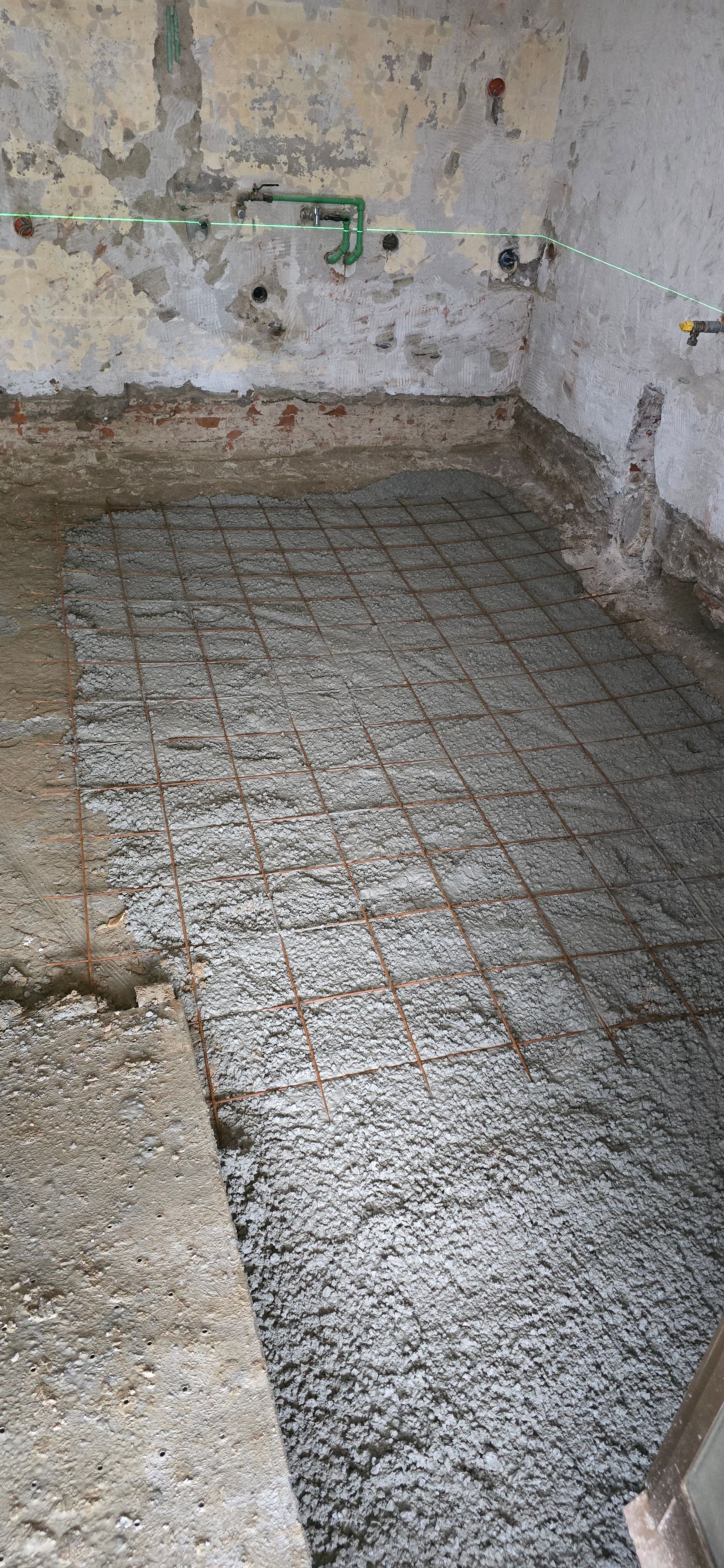 Getto armato per posa solaio aerato