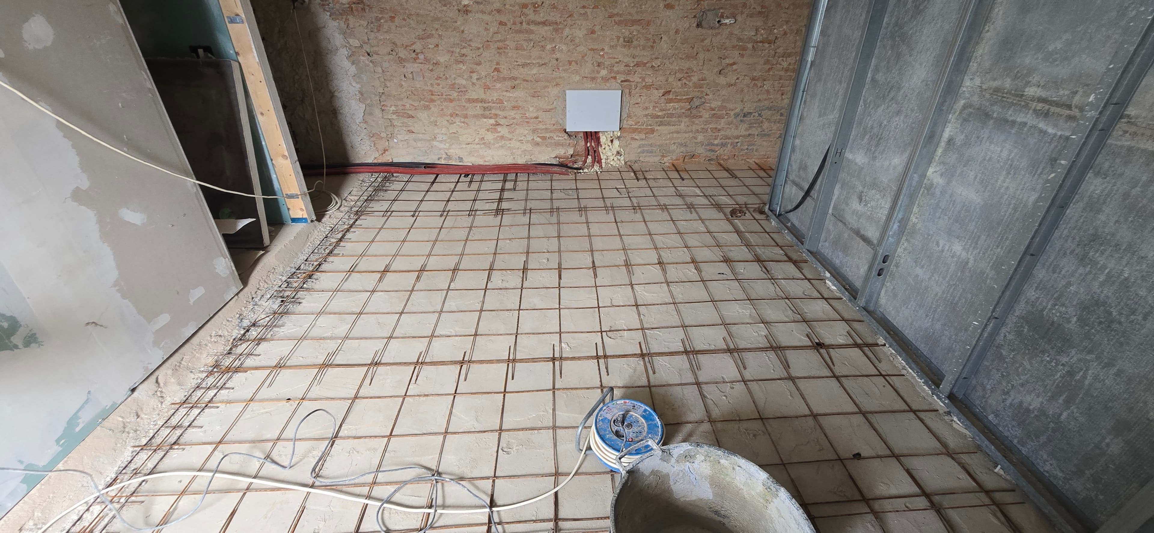 Realizzazione massetto armato